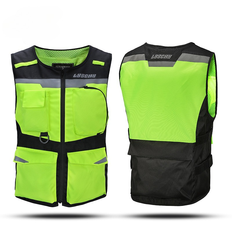 Cycling Visibility Gear - 反射安全ベスト オートバイジャケット用 オフロードレース用 高視認性保護具 夜間交通 ロードサイクリング用