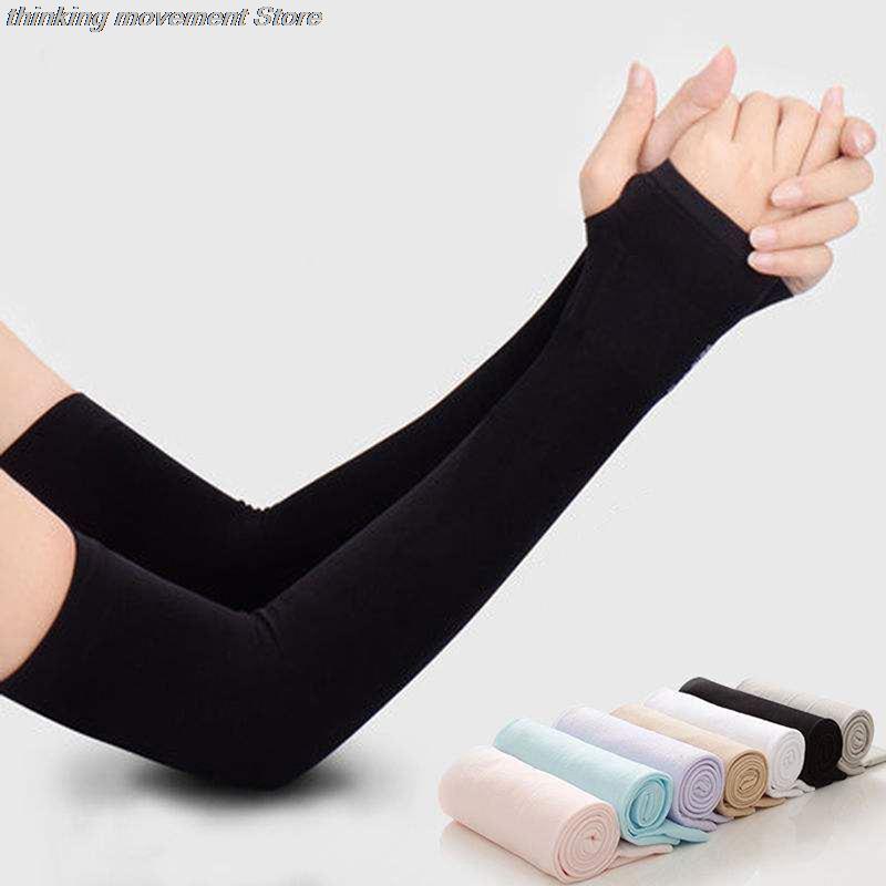 Cycling Gloves - 屋外UVカットアームスリーブ - 男女兼用冷却サンスリーブ、通気性のある薄手のサマーグローブ＆アームカバー
