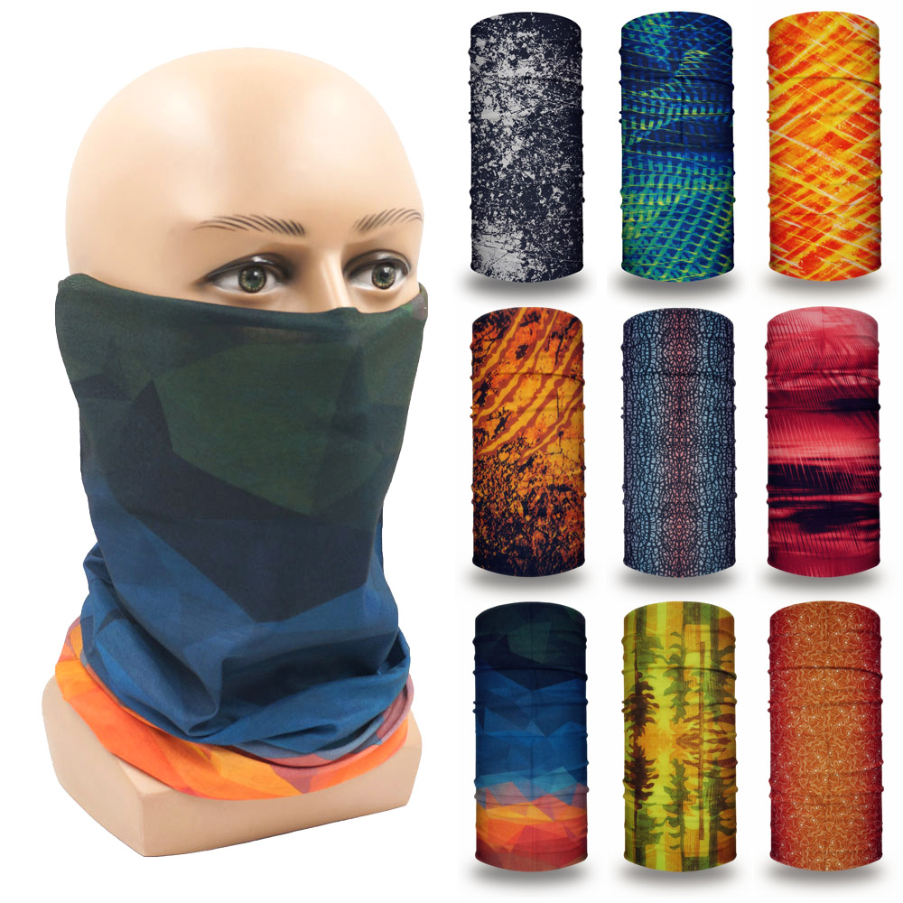 Cycling Gear Women - カラフルなプリントヘアバンダナヘッドバンド女性用ネックゲートルシームレスチューブスカーフ男性用サイクリングハイキングランニングスポーツフェイスシールド
