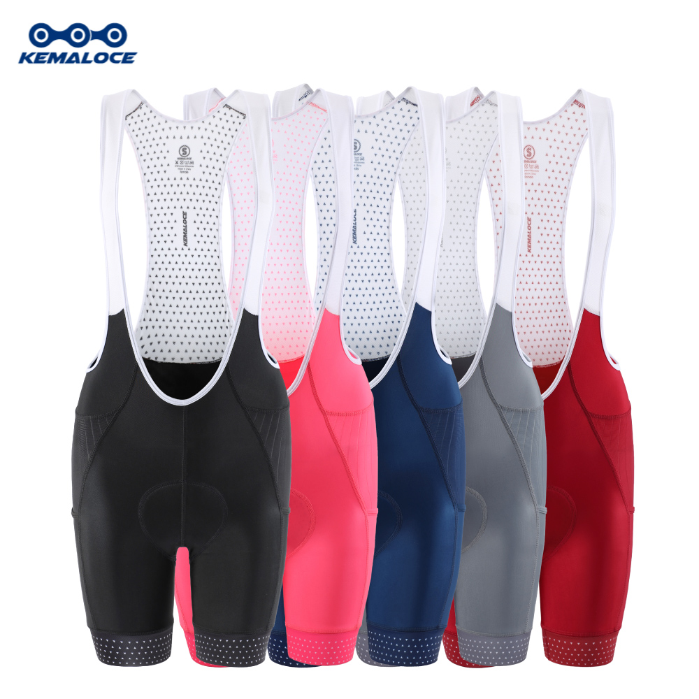 Cycling Gear Women - Kemaloce-女性用サイクリングショーツ,通気性のあるサマーショーツ,黒とピンクのポケット付き,5dジェルパッド