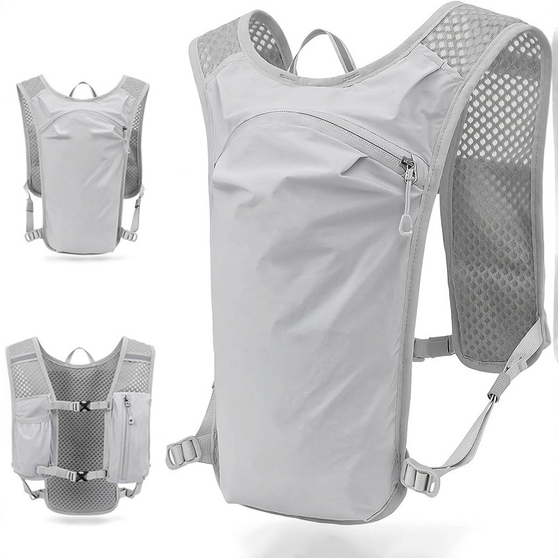 Cycling Gear Women - 超軽量ハイドレーションベストバックパック トレイルランニング＆マラソン用 - 5L通気性レースベスト（2Lウォーターブラダー付き） - ノーバウンスフィット