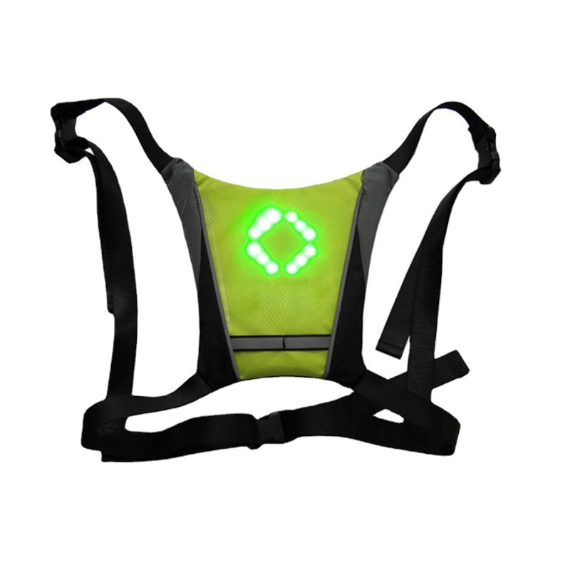 LEDリモコン式安全ベスト、ターンシグナルライト、高視認性警 - Cycling Visibility Gear のレビューと価格