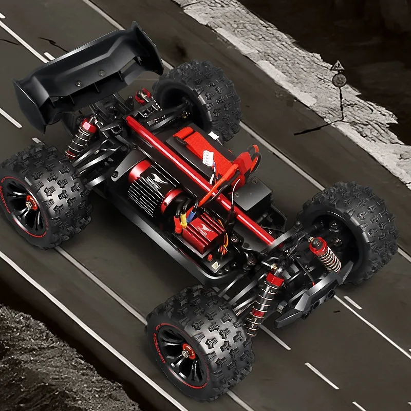 100km/h高速4WD RCカー、1:14ブラシレスモータ - Cycling Gear Box のレビューと価格
