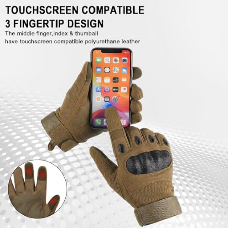 男性用ユーティリティグローブ、タッチスクリーン対応パームパッ - Cycling Gloves のレビューと価格