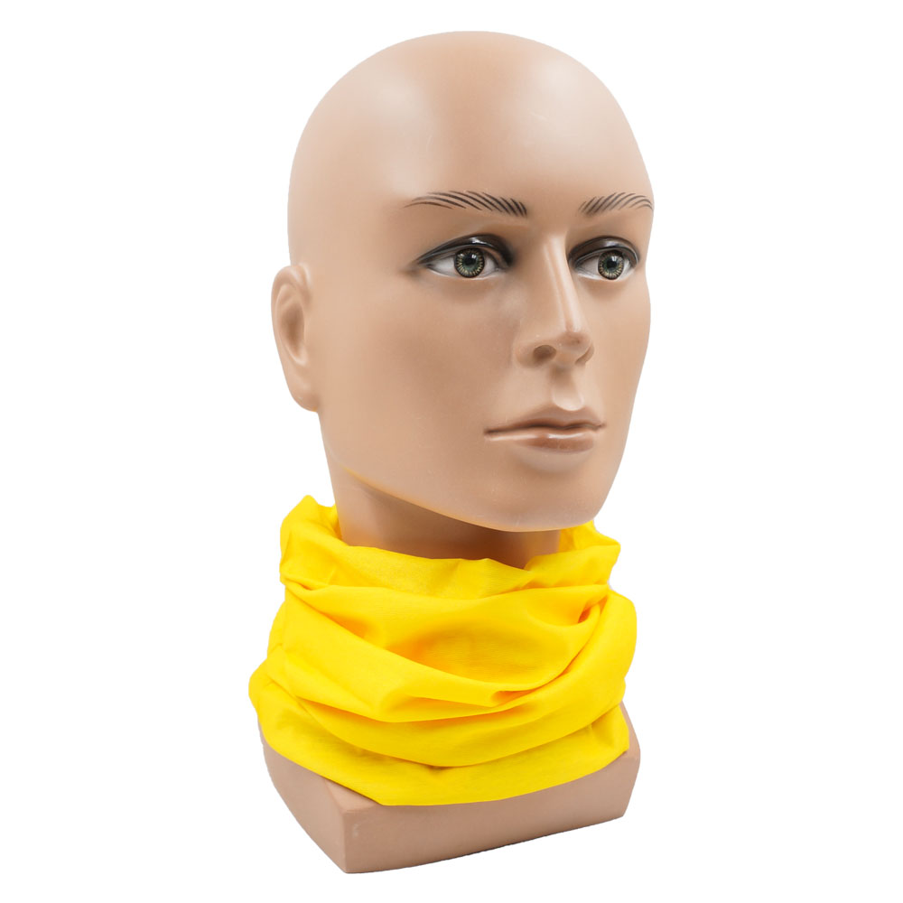 シームレスな黄色のチューブ,通気性のあるバンダナ,UV保護マ - Yellow Cycling Gear のレビューと価格
