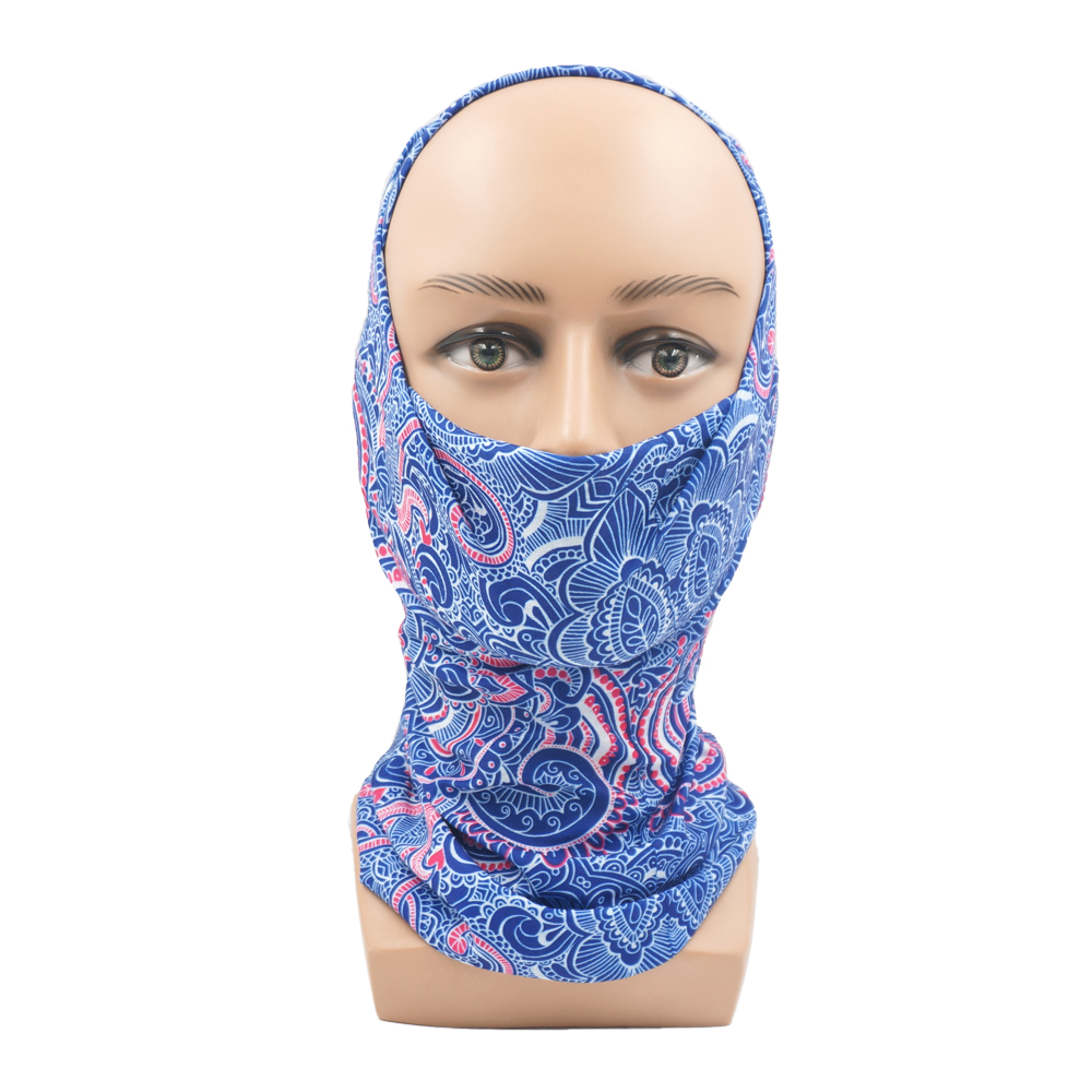 ペイズリーフェイスゲートル女性防風シームレスブルーネックバン - Cycling Gear Women のレビューと価格