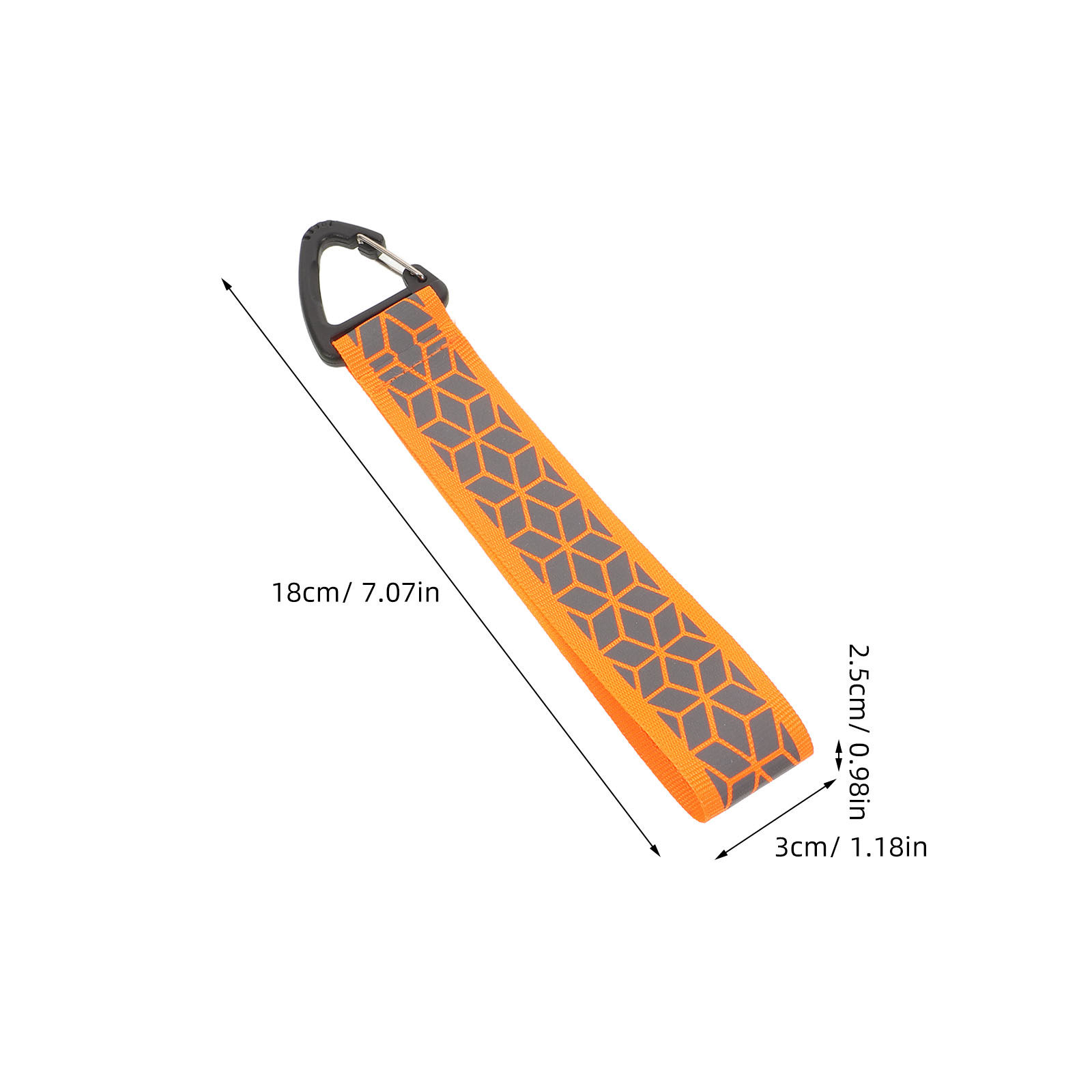 6個入り反射キーホルダー 高視認性安全リフレクターストリップ - Cycling Visibility Gear のレビューと価格