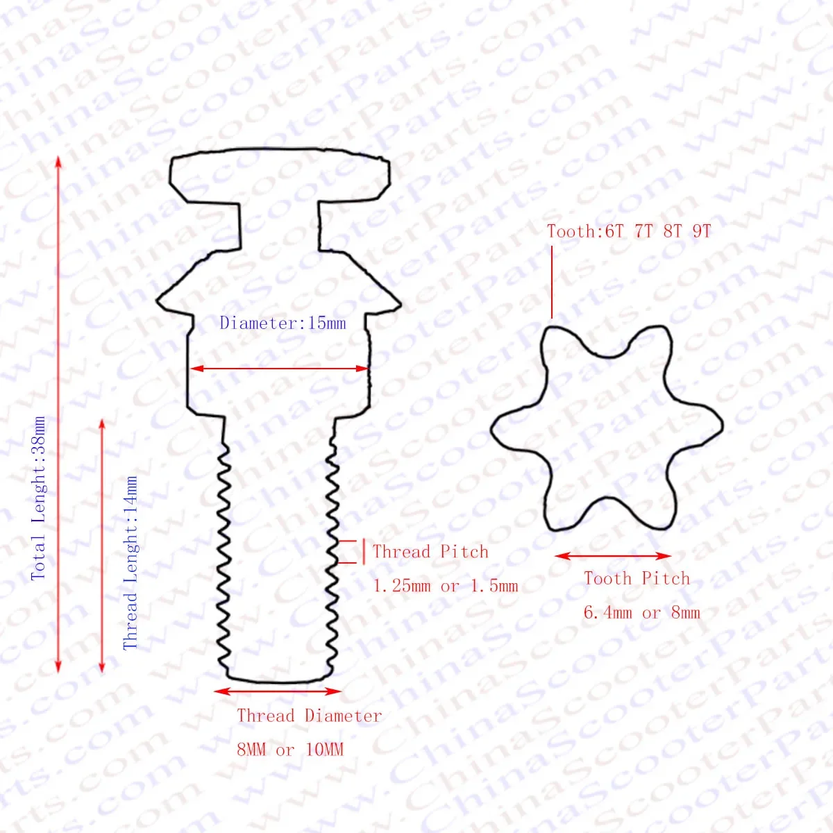 6t 7t 8t 9t 25h t8f m8 m10,チェー - Cycling Gear Box のレビューと価格