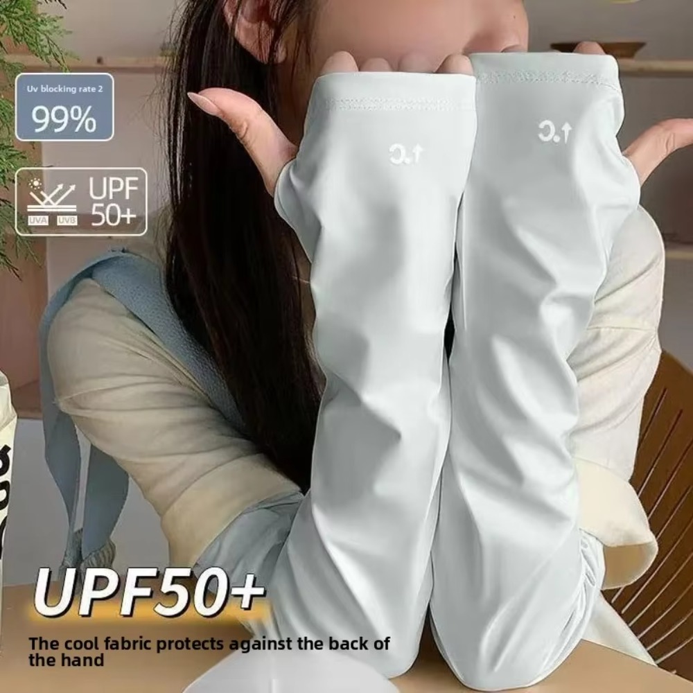 新しいファッションアイスシルクルーズスリーブ通気性日焼け防止 - Cycling Gloves のレビューと価格