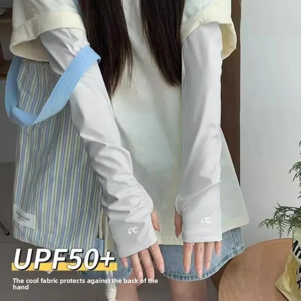 新しいファッションアイスシルクルーズスリーブ通気性日焼け防止 - Cycling Gloves のレビューと価格