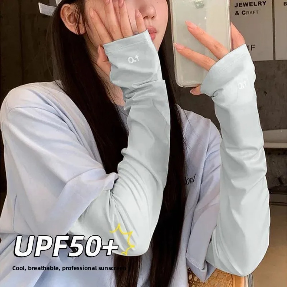 新しいファッションアイスシルクルーズスリーブ通気性日焼け防止 - Cycling Gloves のレビューと価格