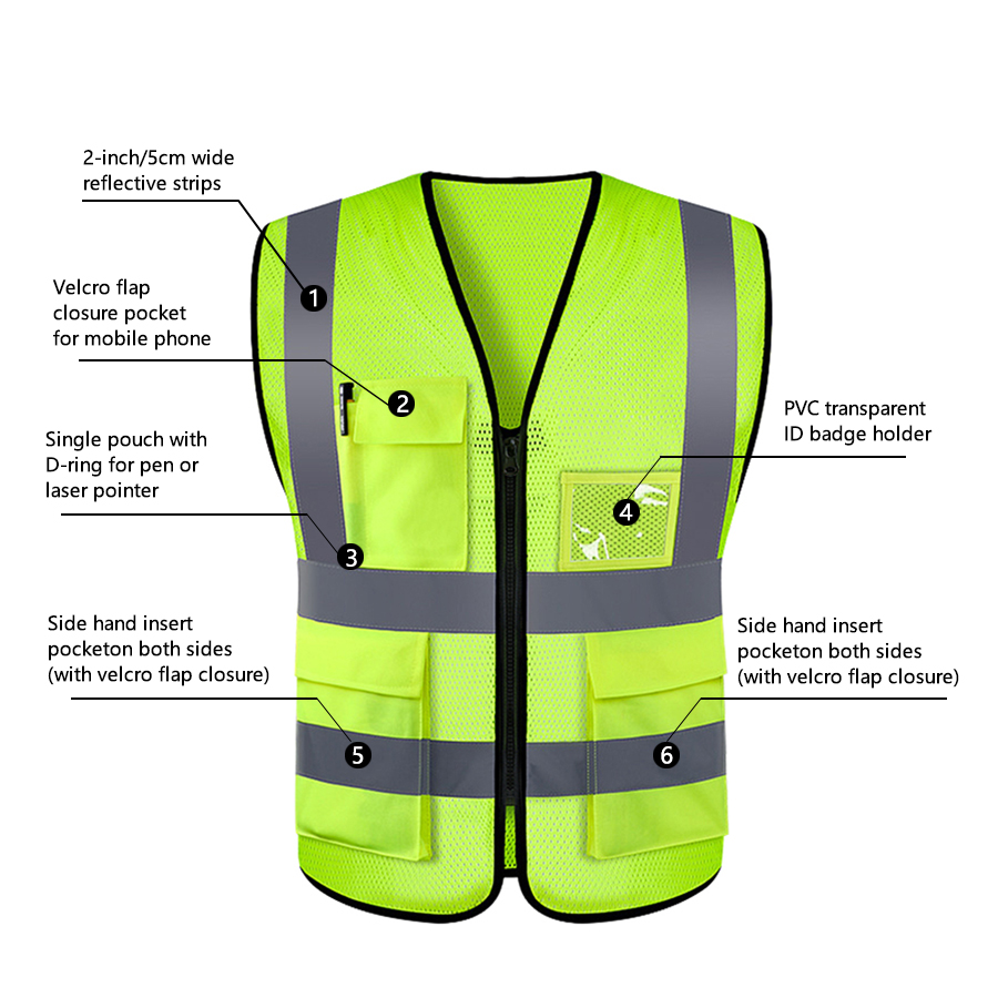 調節可能な安全ベスト 軽量安全ストラップ 夜間のウォーキング - Cycling Visibility Gear のレビューと価格