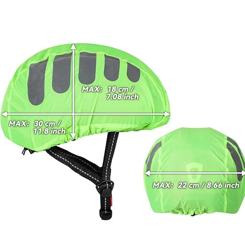 1 個自転車ヘルメットレインカバー反射ストリップ防水防風自転 - Cycling Visibility Gear のレビューと価格